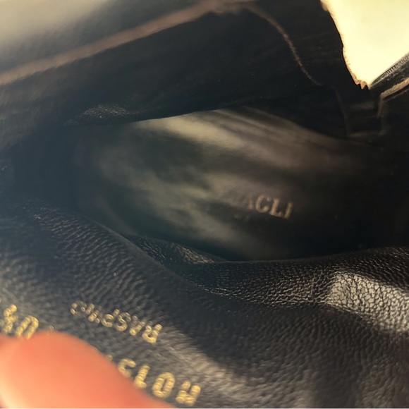 BRUNO MAGLI RASPINO BLACK LEATHER BOOTS MEN SIZE 10.5 - Picture 14 of 16